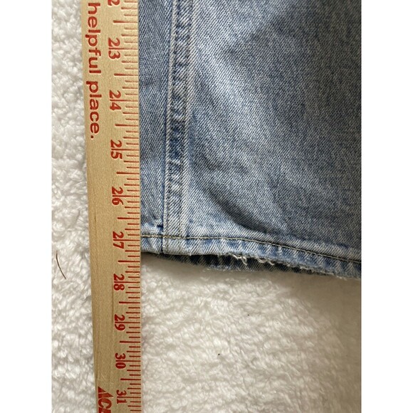 Abercrombie & Fitch “The Dad” High-Rise Straight Leg Jeans. Curve Love 33/16S - Picture 5 of 7